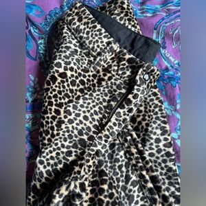 Vintage Velvet Leopard Pants